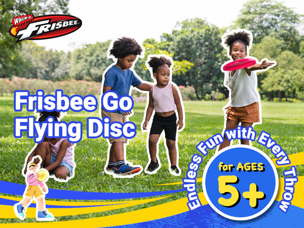 Wham-O Frisbee Go Flying Disc, 70g 9" Sport Disc for Kids and Adults Beginners