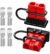 Anderson Connector, 50AMP 6–12Gauge 12V-36V Battery Quick Connect/Disconnect Connector Wire Harne...