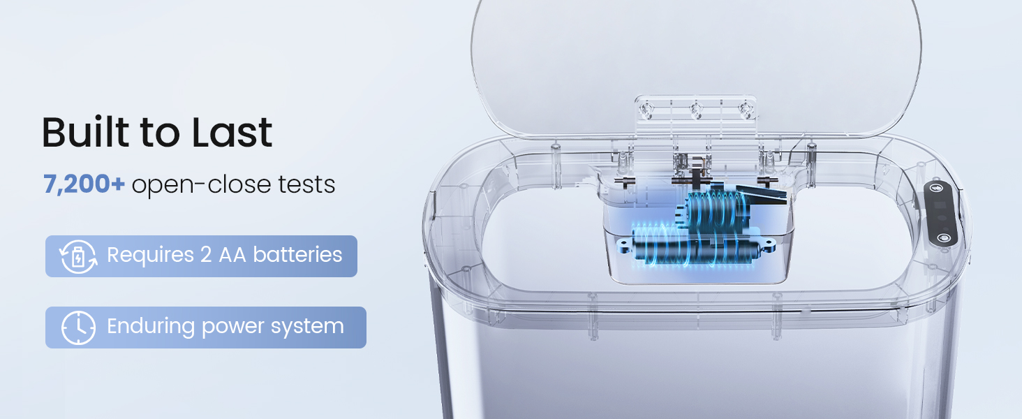 bathroom trash can with lid