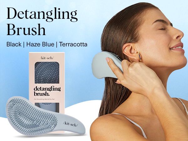 baby hair brush mini hair brush bamboo hair brush scalp brush hair oil vented hair brush blue brush