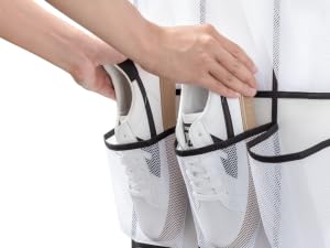 24 Pockets Over the Door Shoe Organizer