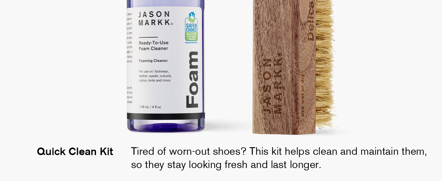 Quick Clean Kit helps protect and maintain them, so they stay looking fresh and last longer
