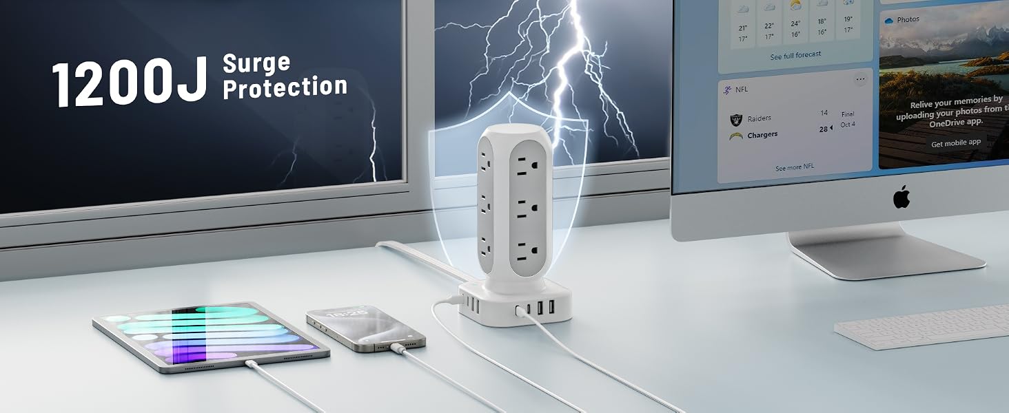 surge protector tower