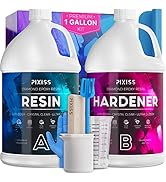 Epoxy Resin Crystal Clear Casting Resin for Epoxy and Resin Art | Pixiss Brand Easy Mix 1:1 Gallo...