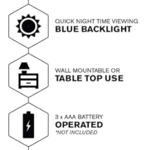 backlight easy to use easy to see senior elderly perfect time
