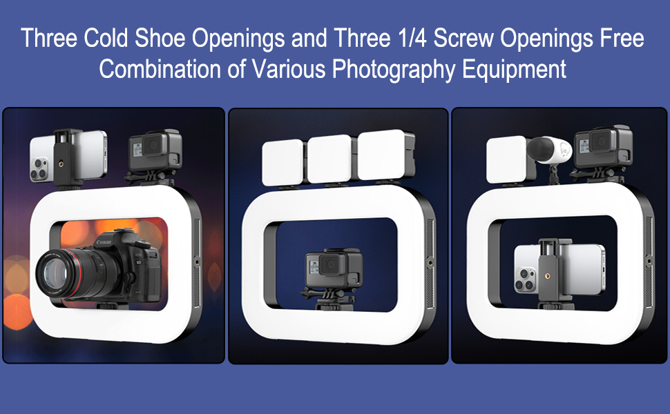 Smartphone Video Rig with RGB Light2