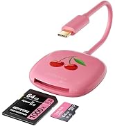 USB C SD Card Reader for iPad, 2-in-1 Memory Card Reader USB C Adapter, Compact Design, Compatibl...