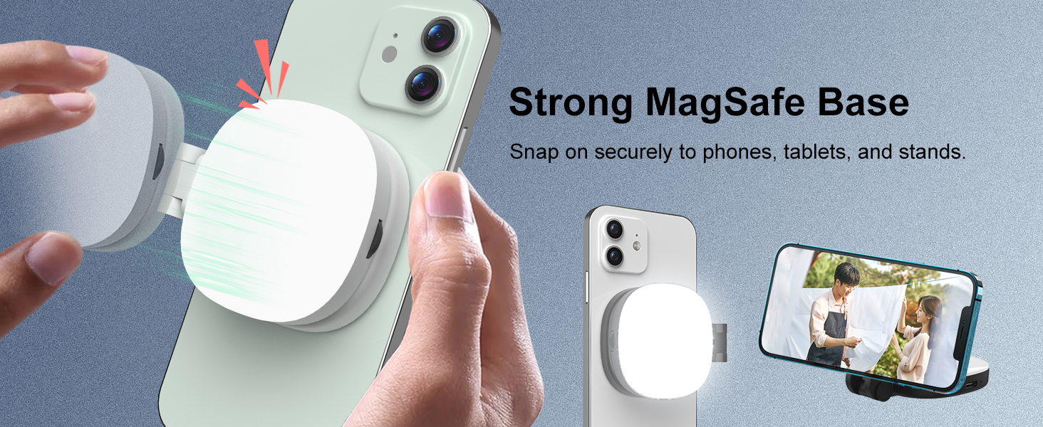magnetic phone light magsafe light for iphone magsafe selfie light ring light for iphone
