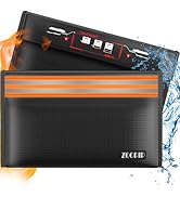 ZOOPIP Faraday Bags,Fireproof Signal Blocking Key Pouch,Faraday Cage Protector Anti Theft Jammer ...