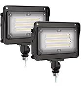 CINOTON 50W LED Flood Light Outdoor, 7000LM IP65 Waterproof Security Wall Pack Light Fixture with...