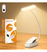 IOHFOI 20 Led Book Light, USB Rechargeable Reading Light (White)