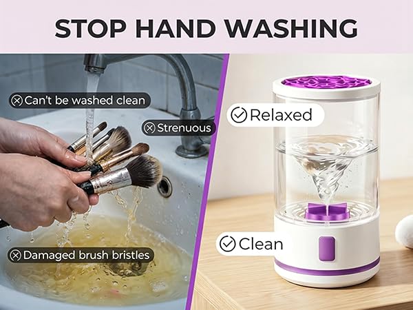 Electric Makeup Brush Cleaner Machine