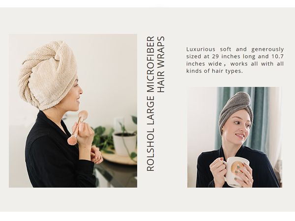 Microfiber Hair Towel Wrap