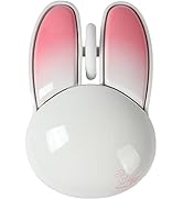 Wireless Mouse Cute Bunny Bluetooth Dual-Mode Computer Mouse Small Quiet USB Optical Silent Kawai...