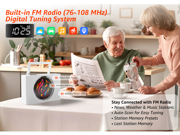 portable cd player boombox bluetooth radio