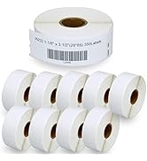 BETCKEY - Compatible DYMO 30252 (1-1/8" x 3-1/2") Address &amp; Barcode Labels - Compatible with Roll...