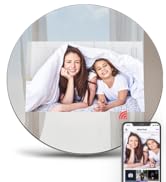Digital Picture Frame WiFi Digital Photo Frame, IPS HD Display Touch Screen,32GB Storage, Slidesh...