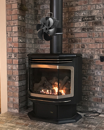 Stove Fan on Chimney