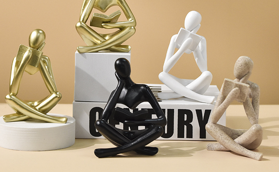 Reading Women Statue, Thinker Sculptures