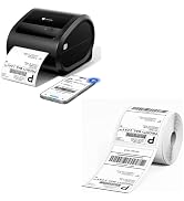 Phomemo Thermal Label Printer, 4x6 Bluetooth Shipping Label Printer for Small Business &amp; Packages...