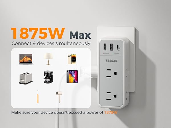 wall outlet extender