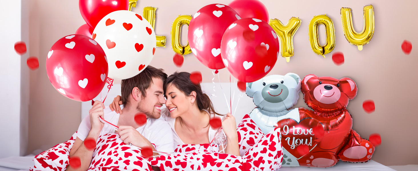 Valentines balloons