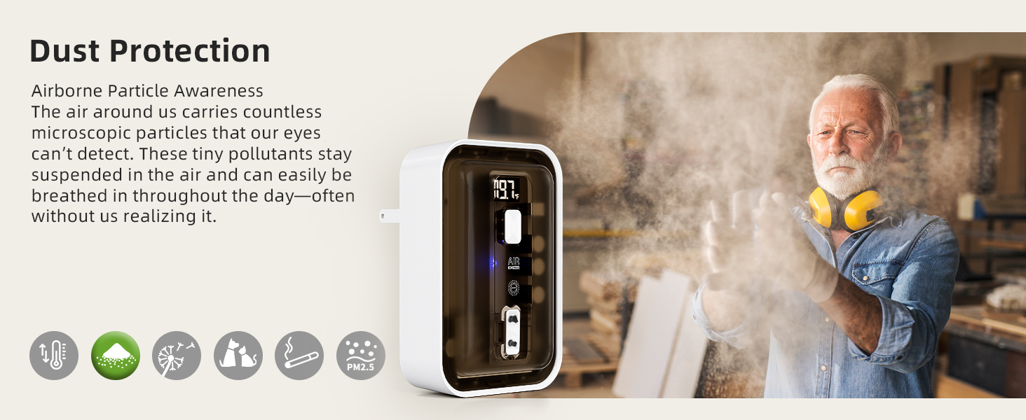 Quiet Mini Air Freshener for Home, Bedroom, Office, Basement