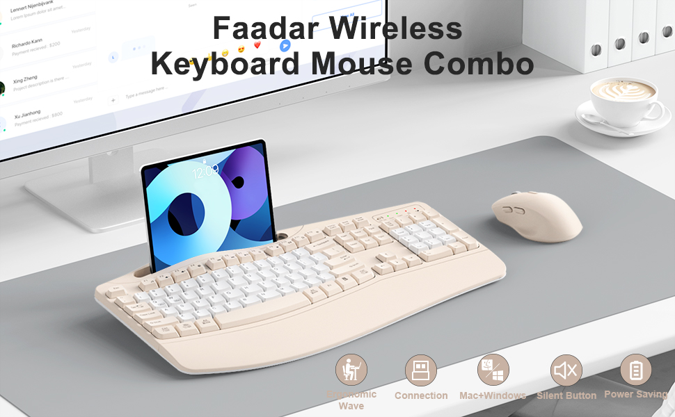 Wireless Keyboard and Mouse