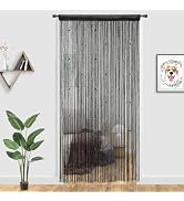 YIIBAII Beaded Curtain Beaded Curtains for Doorways Weave Suitable for Interior Decoration and Pa...