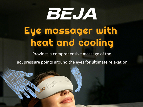 BEJA Eye Massager with Heat &amp;amp; Cooling