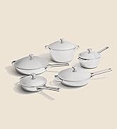 nonstick non-toxic cookware ceramic PFAS free pots and pans set oven safe non-stick fry pan durable