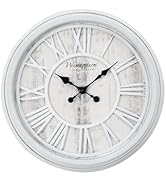 Monarch Specialties I 9043 Clocks, 20" Round, Wall Clock, Grey, Transitional