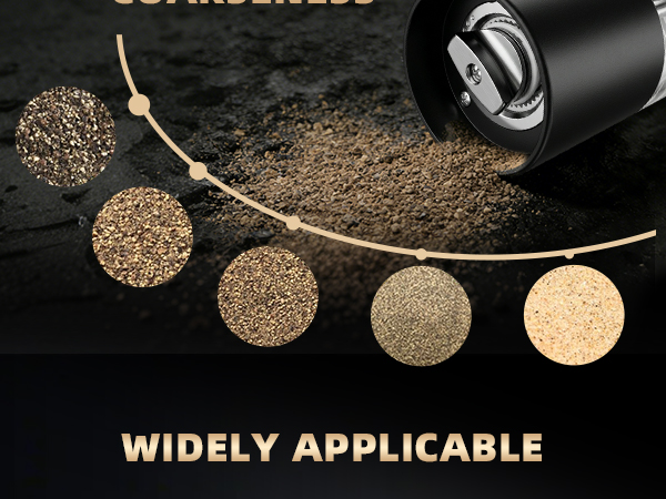 5-LEVEL ADJUSTABLE COARSENESS