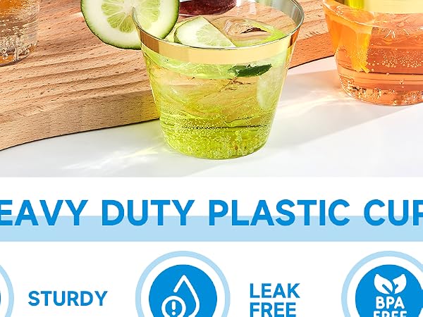 9 oz plastic cups