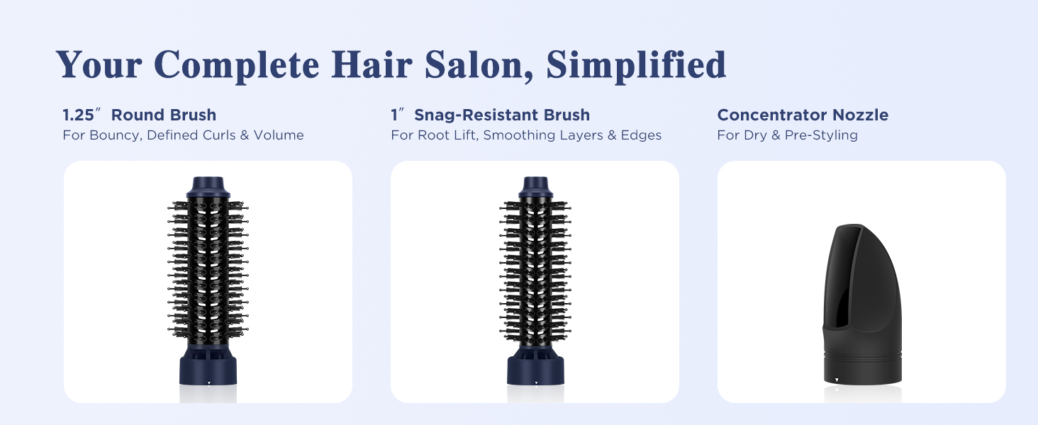 Round Brush Blow Dryer Set