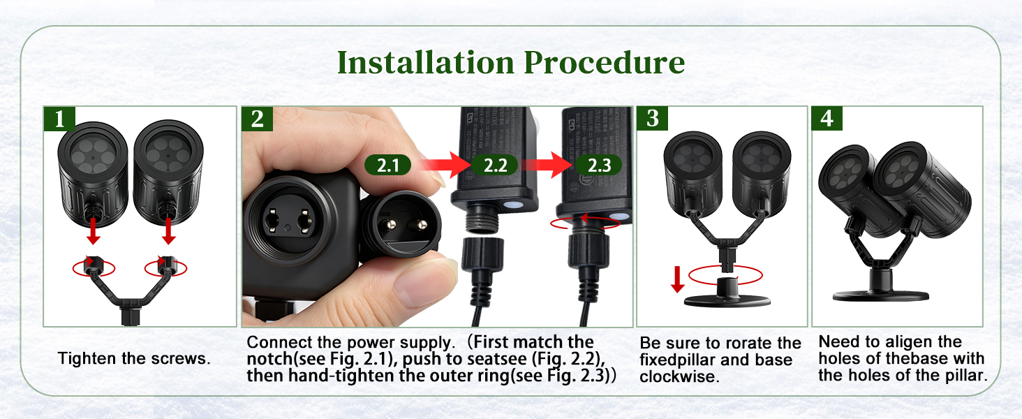 outdoor christmas projector lights