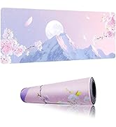 Viorichve Pink Extended Mouse Pad Large XXL Mouse Mat 31.06" x 11.8" Desk Pad Laptop Computer Mou...