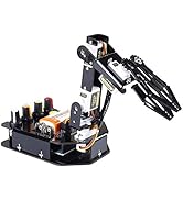 SUNFOUNDER 4 Axis Robotic Arm Kit 180 Degree Rotation Servo Control Programmable Robot Kit for Ki...