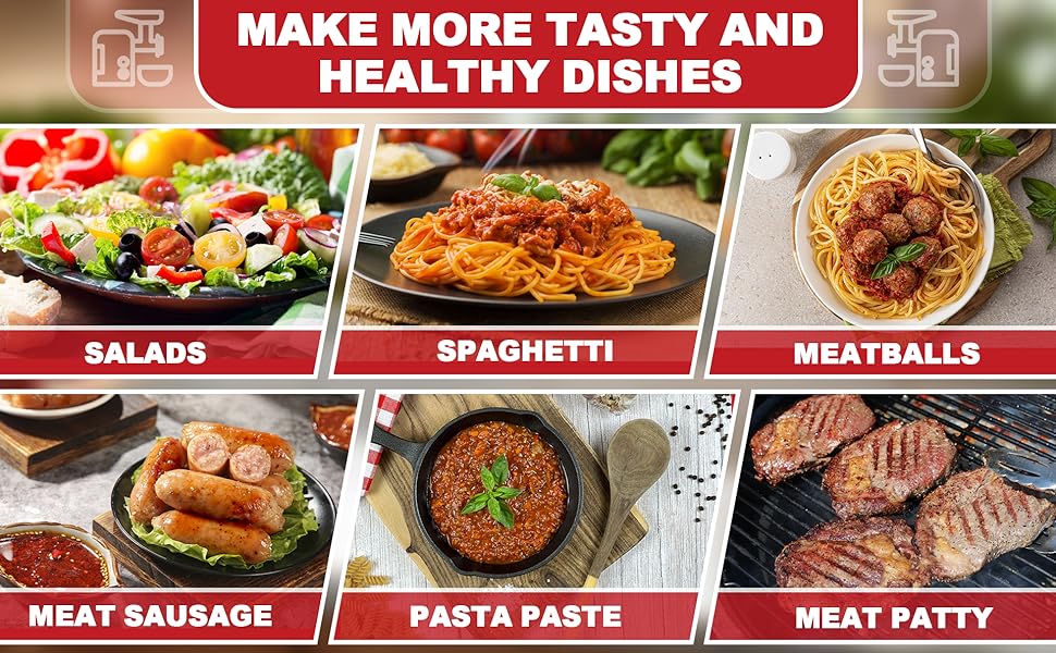 Upgraded meat grinder attachment