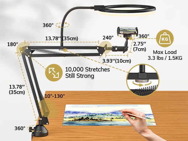 TONOR.Desk.Ring.Light.with.Camera.Mount.Kit