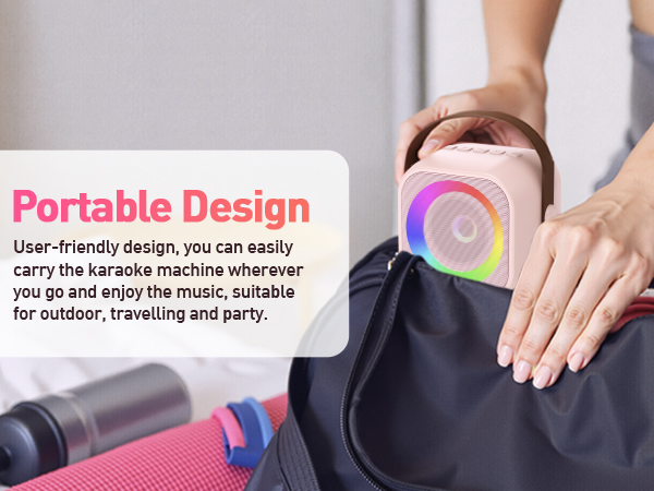 portable karaoke machine