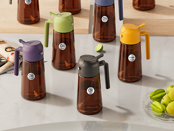 amber glass oil spray bottle