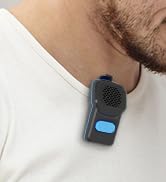 QUEENLINK Wearable Bluetooth Speaker, Clip On Wireless Speaker, IPX7 Waterproof, BT 5.3, Portable...