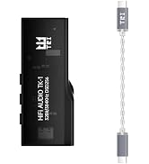 TRI TK1 Portable Lossless Upgraded IEM Earphone DAC/AMP,in Ear Monitor Amplifier,USB C to 3.5/4.4...