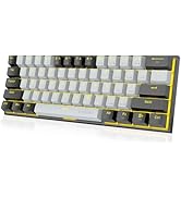 E-YOOSO 60% Mechanical Keyboard, Red Switches Mechanical Gaming Keyboard Wired with LED Backlit, ...