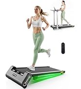 13% 6-Level Walking Pad with Auto Incline - Akluer Under Desk Treadmill for Home Office, 330Lbs C...