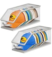 AOODA 2PCS Stackable Hat Storage for Baseball Caps, Clear Hat Organizer for Closet Holds up to 24...