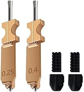 HzdaDeve 2PK Upgraded 0.25MM 0.4MM Hotend Kit for Flashforge AD5X Quick-Detachable Nozzle Extrude...