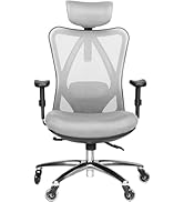 Duramont Ergonomic Office Chair - Adjustable High Back Desk Chair with Lumbar Support &amp; Rollerbla...