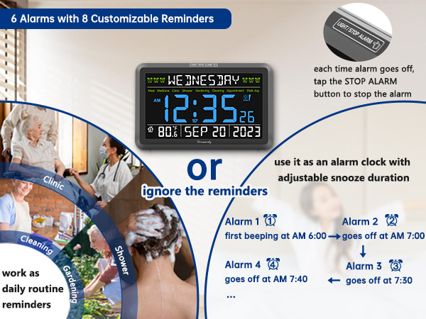 alarm clocks for bedrooms